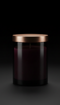Midnight Rose Soy Candle Rose Gold Lid