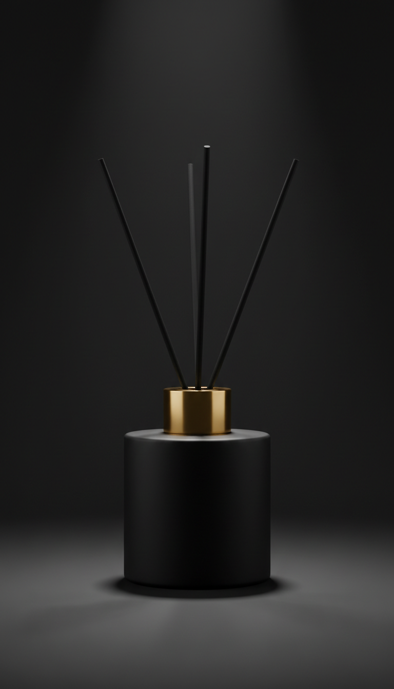 Obsidian Reed Diffuser Gold-Plated Collar