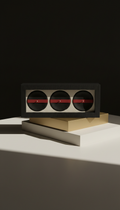 Handmade Black Candle Trio Gift Box