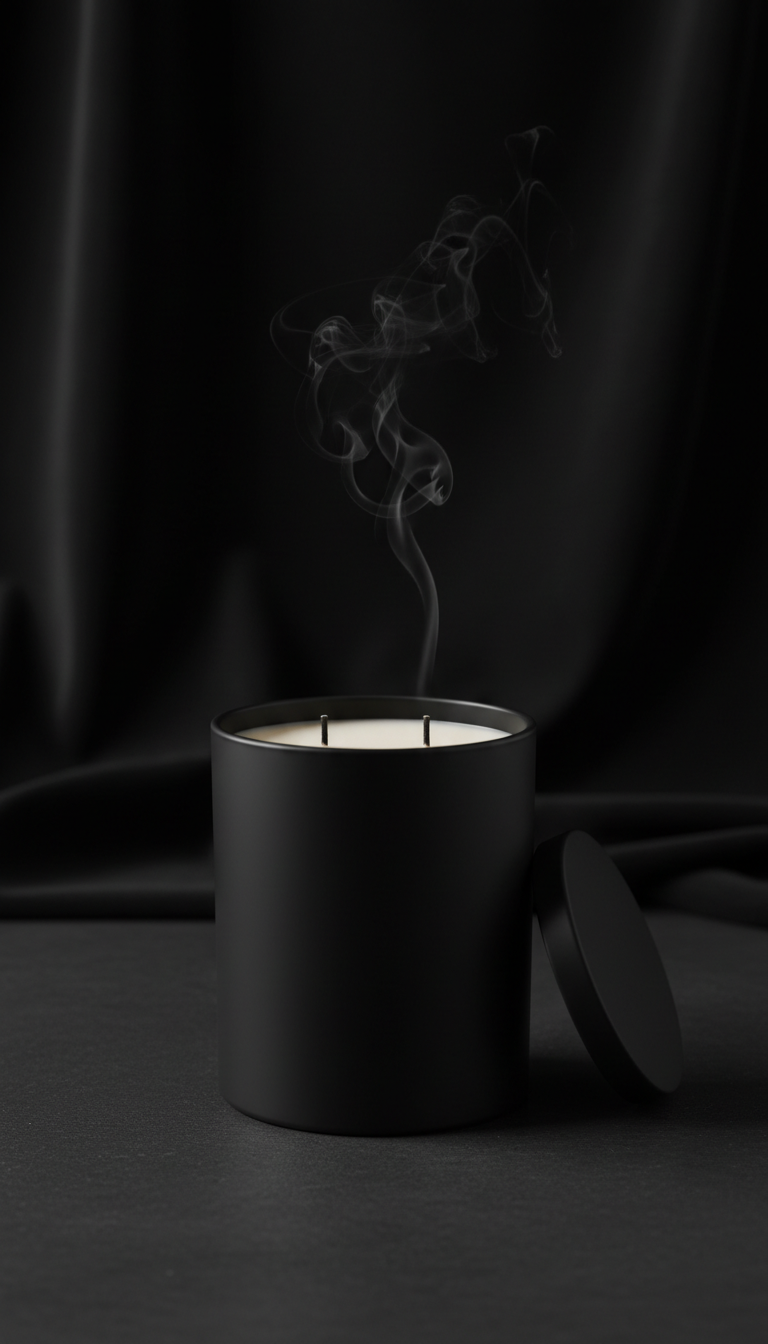 Obsidian Black Soy Wax Candle